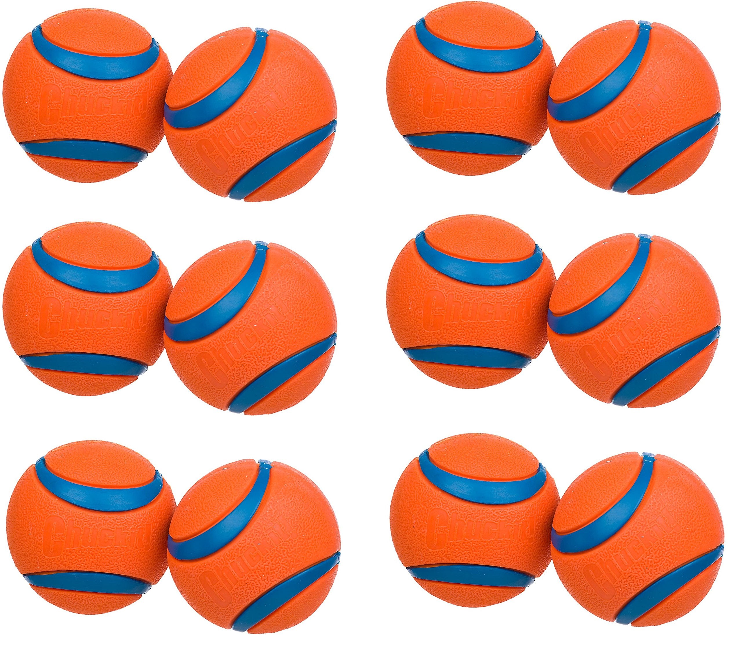 Boule Chuckit – jouet moyen orange 2,5 pouces, grande visibilité pour repérer rapidement le jouet.