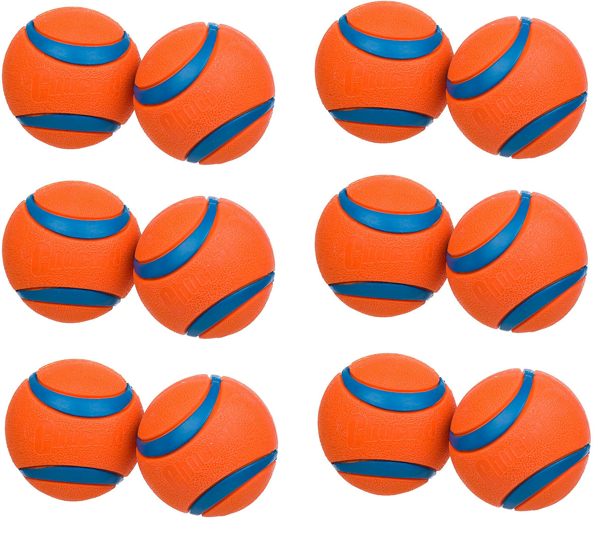 Boule Chuckit – jouet moyen orange 2,5 pouces, grande visibilité pour repérer rapidement le jouet.