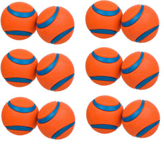 Boule Chuckit – jouet moyen orange 2,5 pouces, grande visibilité pour repérer rapidement le jouet.