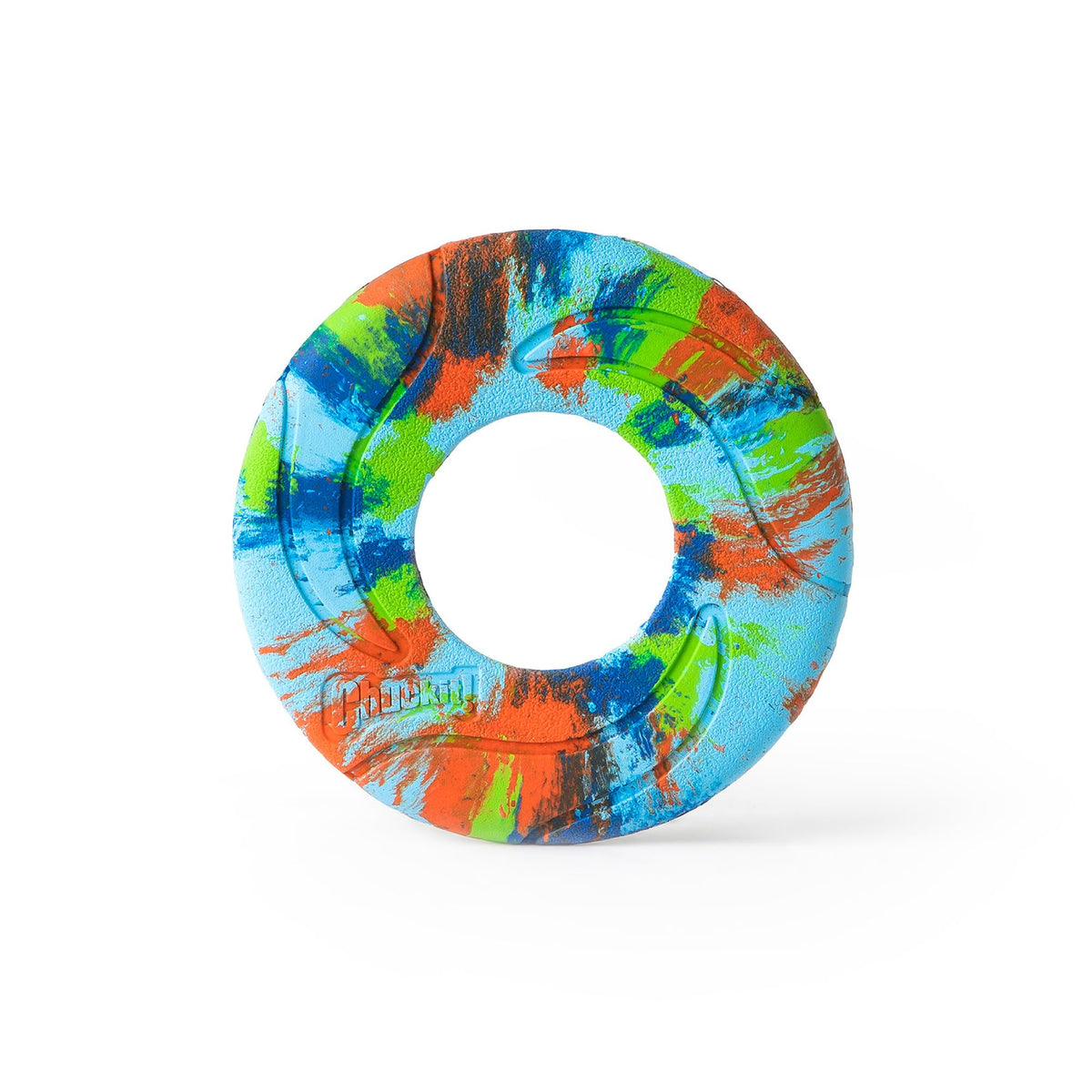 Chuckit EcoFetch Flyer en caoutchouc écologique, 8 pouces, haute visibilité pour les jeux en plein air.