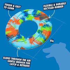 Chuckit EcoFetch Flyer pliable et compact pour le transport.