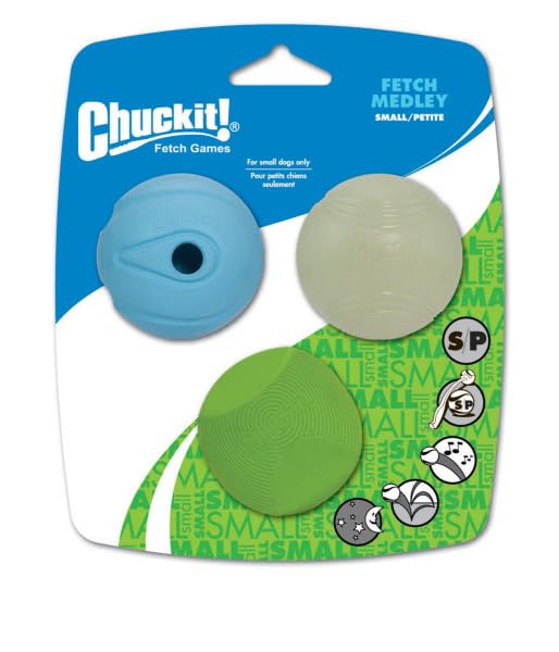 Chuckit! Pack Fetch Medley ensemble interactif pour chiens actifs.