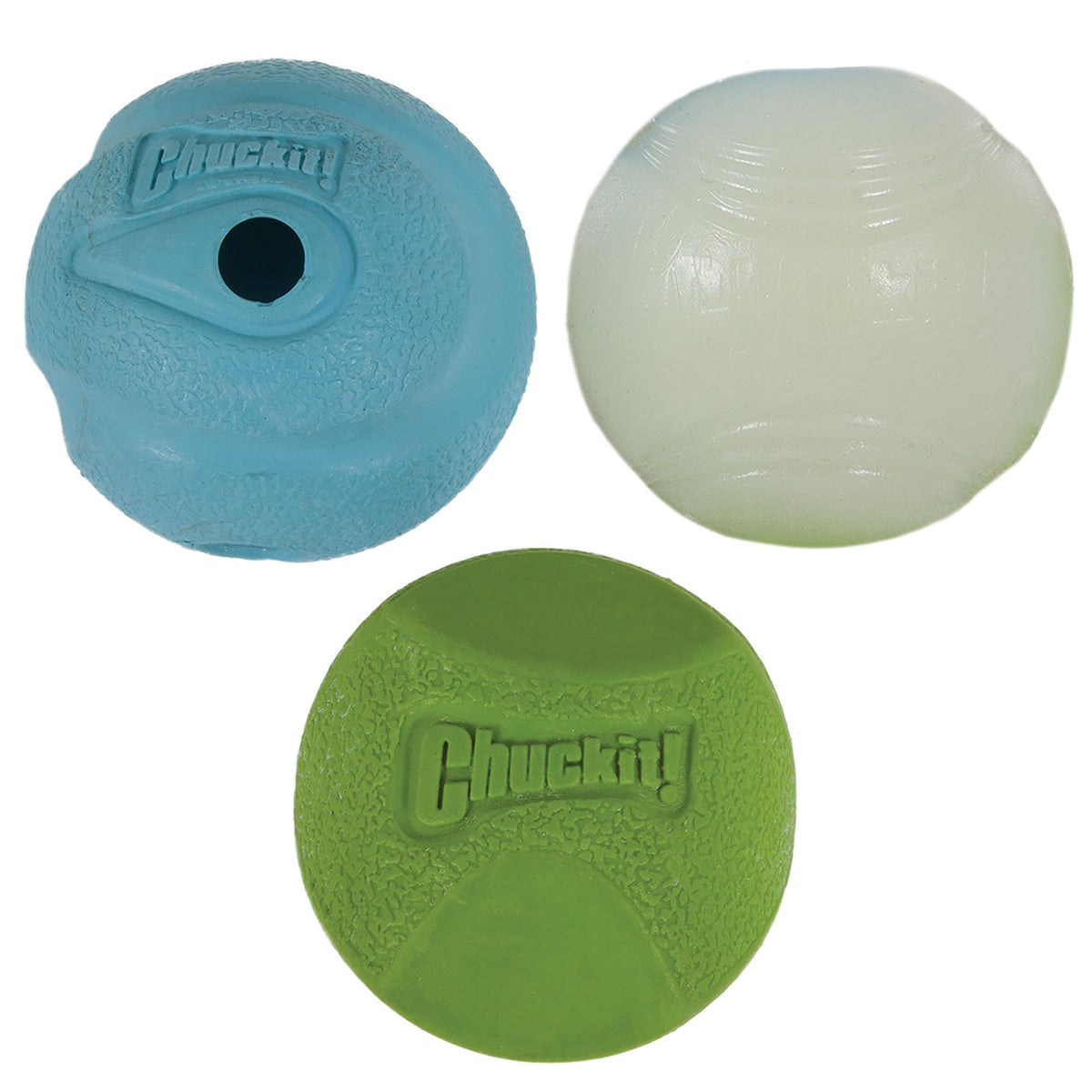 Chuckit! Fetch Medley balle erratique, idéale pour des lancers dynamiques.