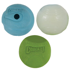 Chuckit! Fetch Medley balle erratique, idéale pour des lancers dynamiques.