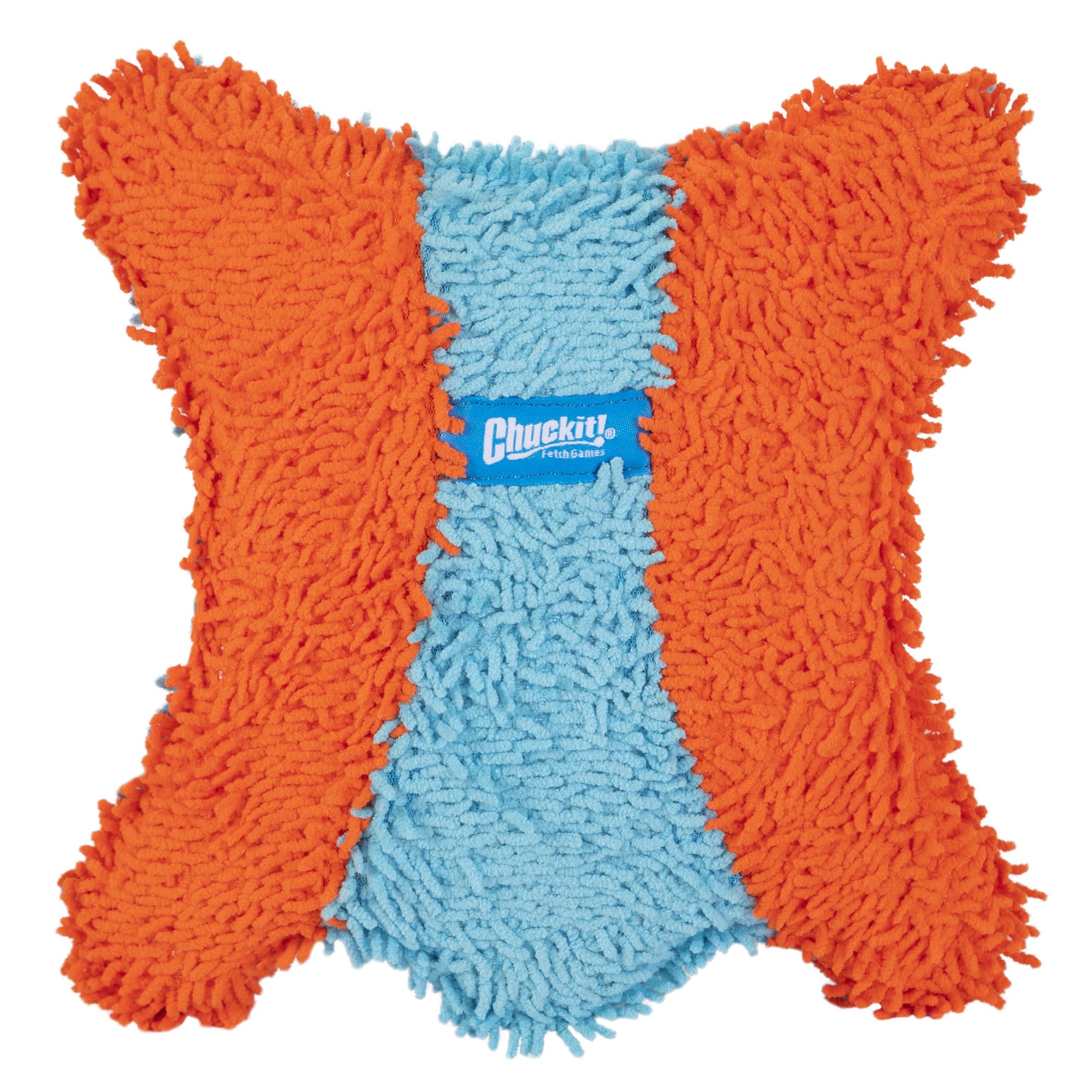 Chuckit! Écureuil intérieur, surface en chenille, contact agréable.