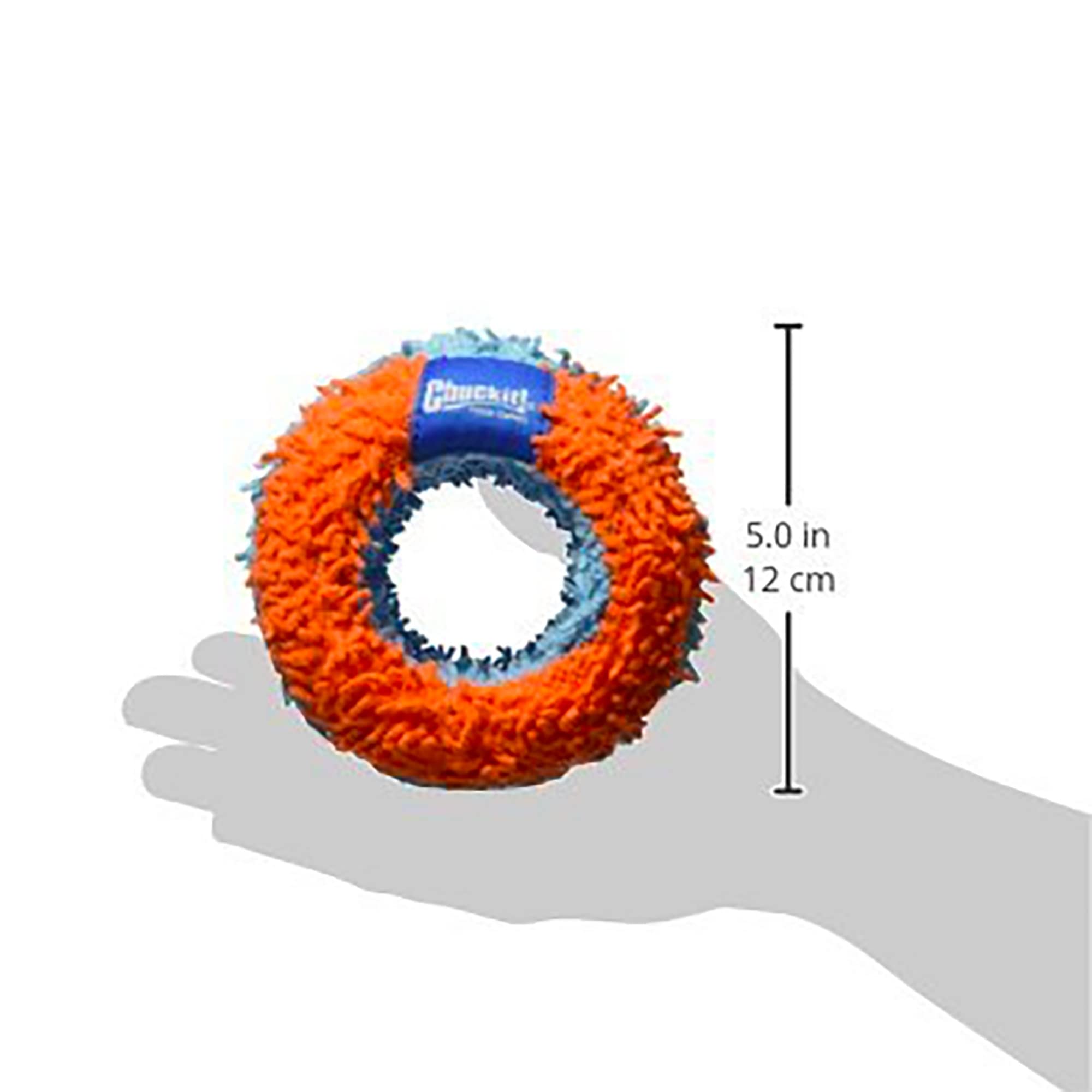 Chuckit! Indoor Roller : chenille douce qui caresse le museau pendant le jeu.
