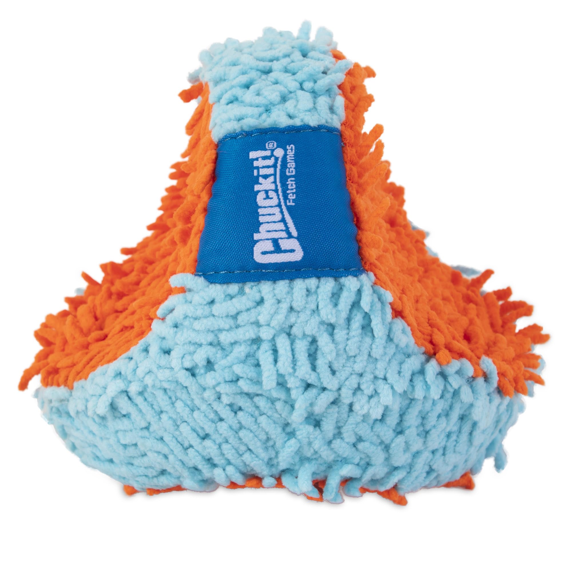Texture chenille douce du Chuckit pour une bouche agréable du chien.