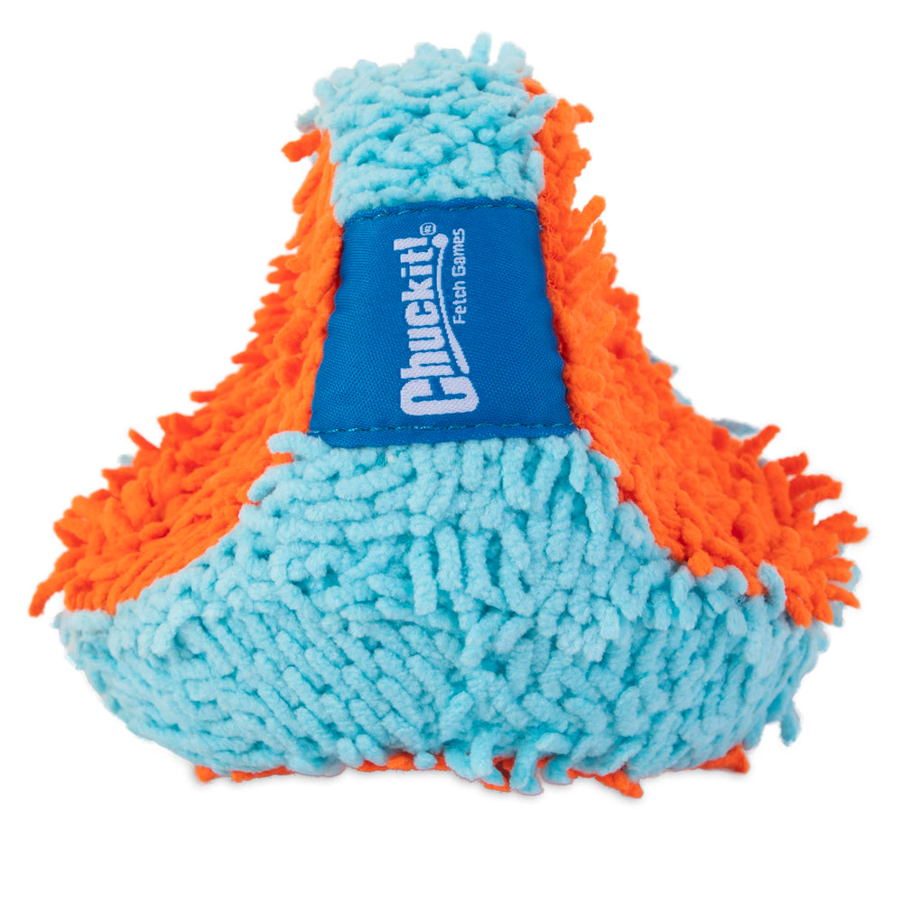 Texture chenille douce du Chuckit pour une bouche agréable du chien.