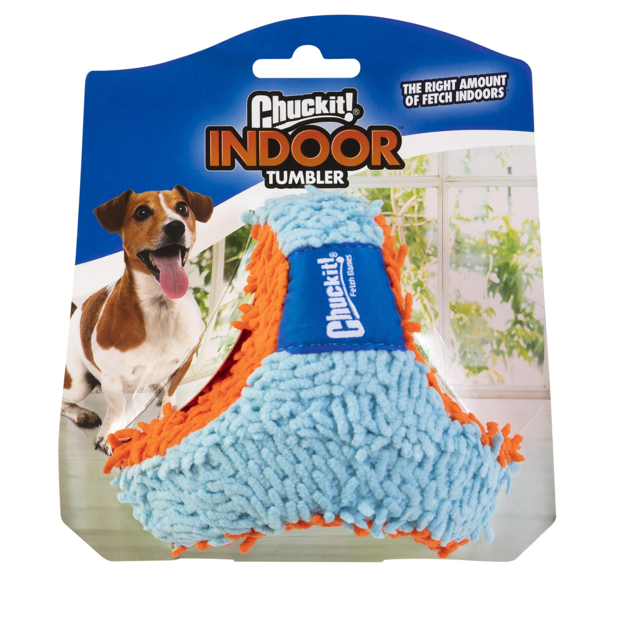 Jouet intérieur Chuckit en chenille pour des jeux interactifs avec chien.