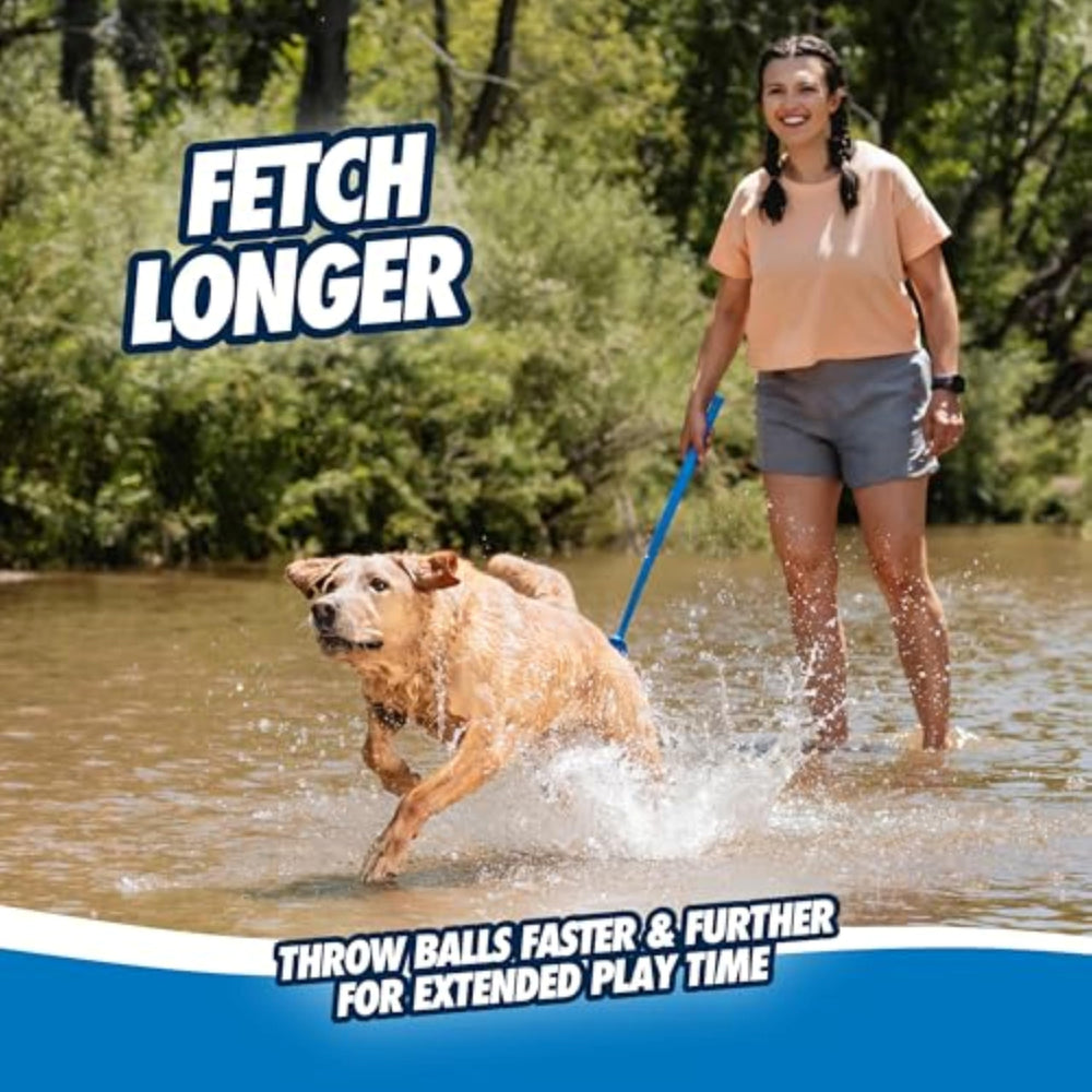 Lanceur Chuckit! accepte balle diamètre 2,5 pouces pour chiens moyens