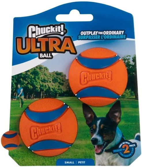 Lot de 4 balles Ultra Ball Chuckit! pour plusieurs sessions.