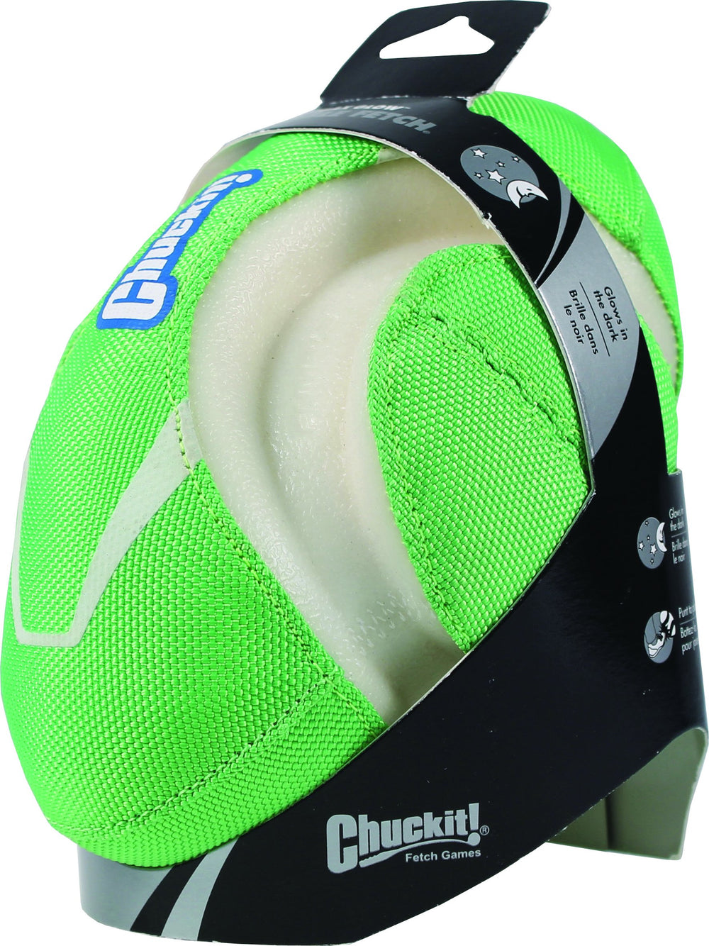 Chuckit! Max Glow Fumble Fetch: ballon-football facile à saisir et flottant.