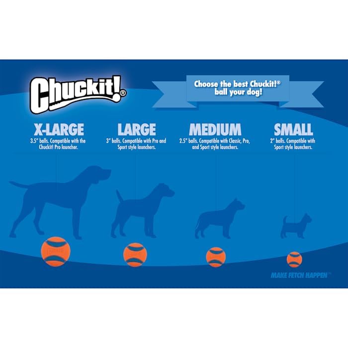Chuckit mini-lance-balle extérieurs, idéal pour jeu en plein air