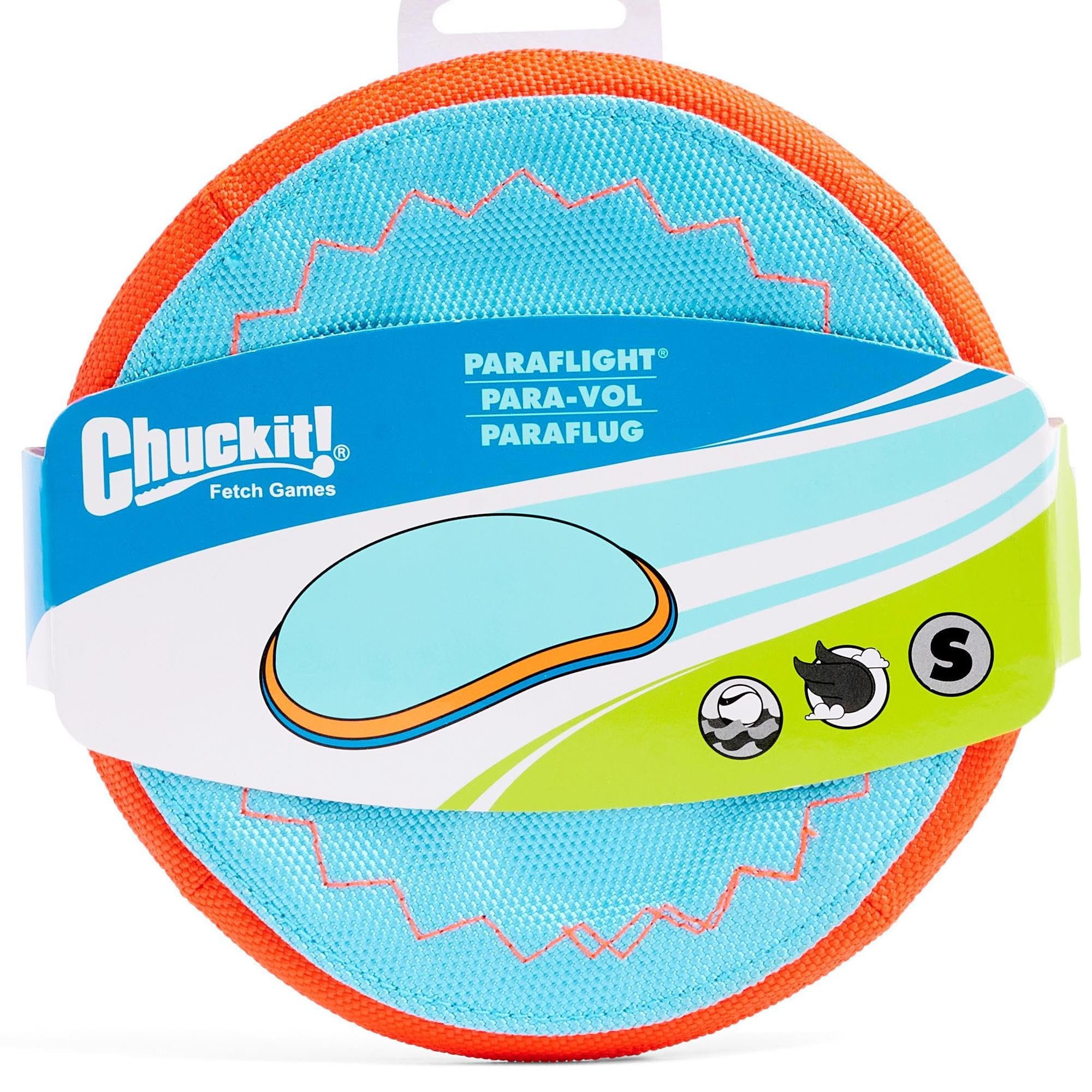 Chuckit Paraflight nylon léger et bords-doux pour un jeu agréable.
