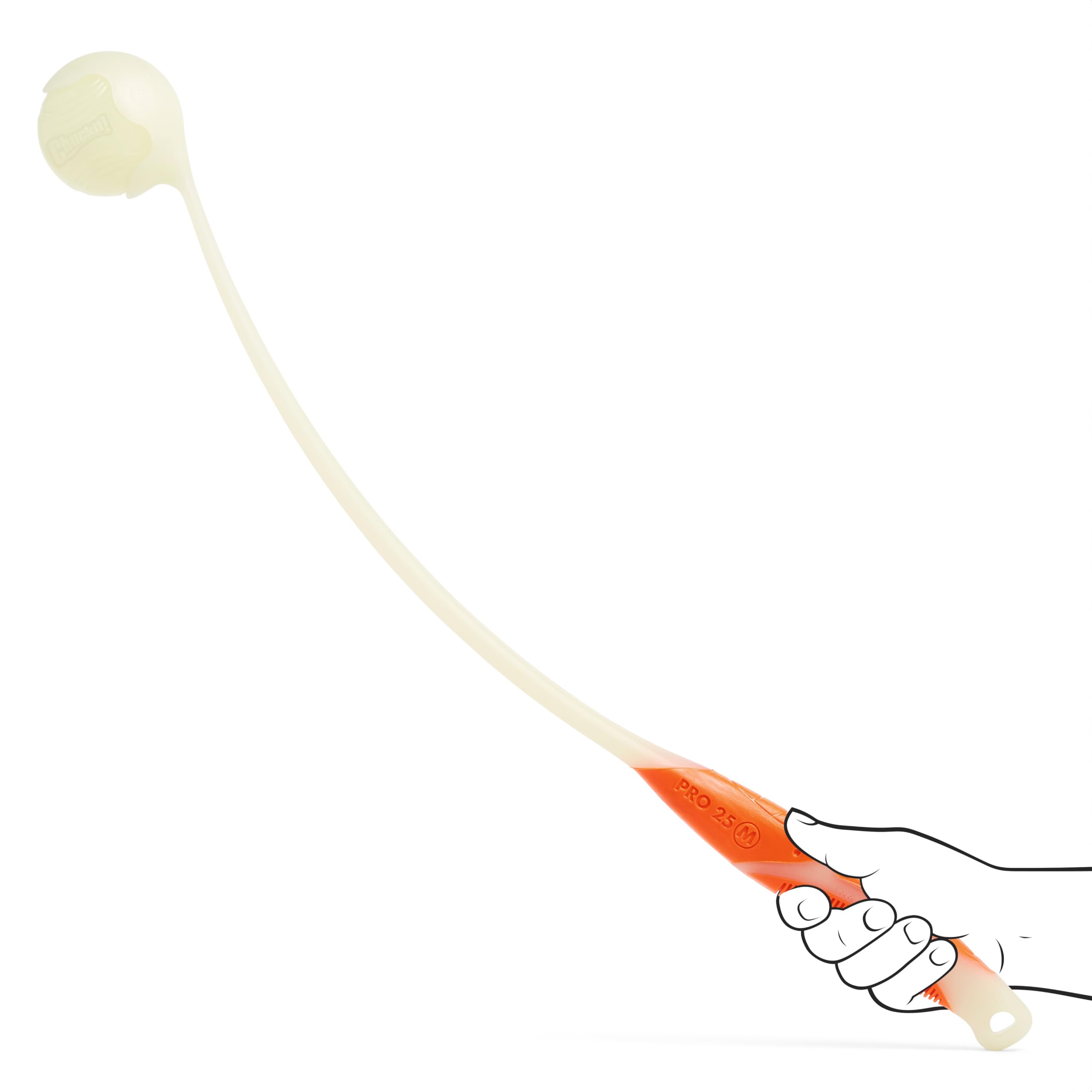Chuckit Pro Portée Longue : atteindre des distances plus grandes sans effort.
