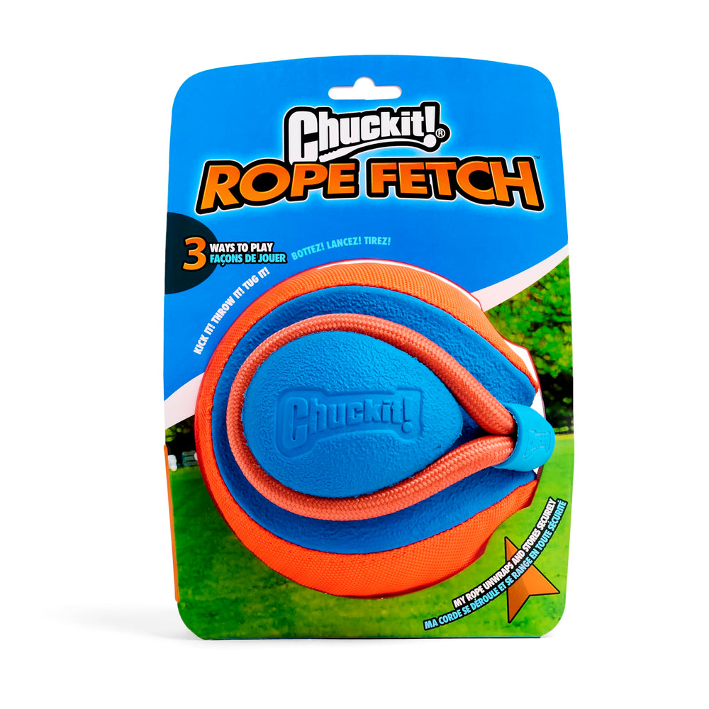 Chuckit! Rope Fetch zones de morsure douces aidant à attraper et transporter