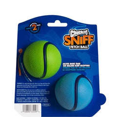 Chuckit! Sniff Ball durable-caoutchouc offre une texture antidérapante pour les mâcheurs.