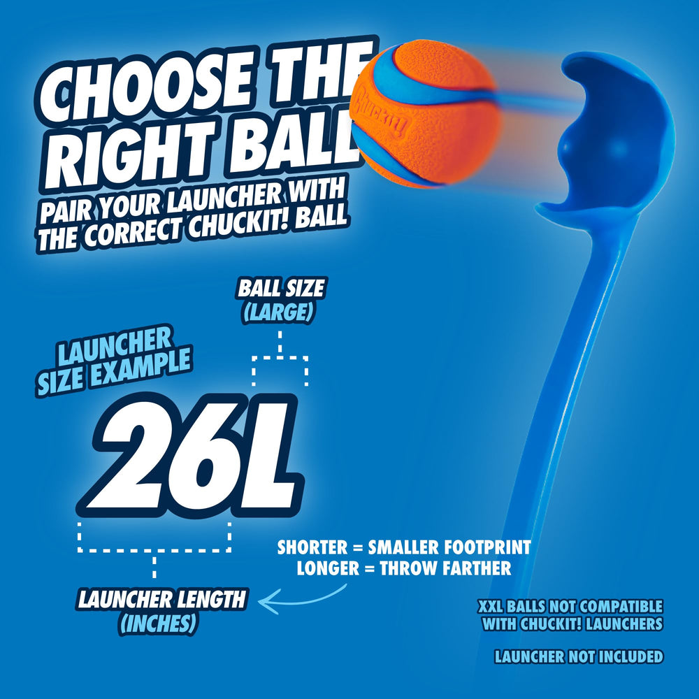 Conception robuste et durable Chuckit! pour des sessions de jeu répétées et fiables.