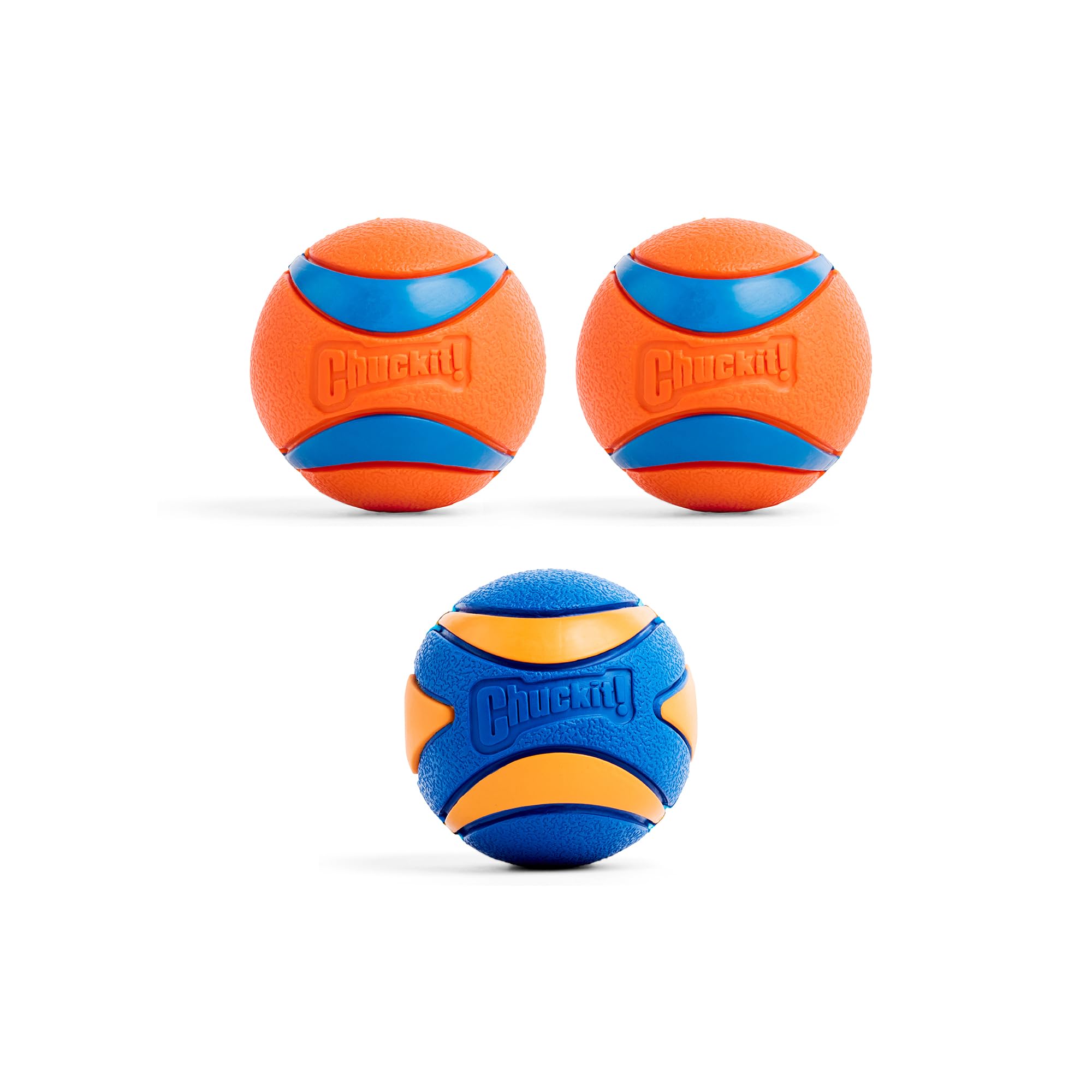 La balle Chuckit Ultra, durable et flottante pour sessions sur terre et eau.