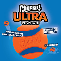 Chuckit! Ultra Ball, surface texturée pour une saisie sûre et ferme.