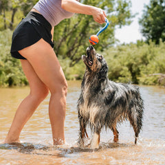Chuckit Ultra Duo Tug: corde en nylon double, facile à lancer et viser