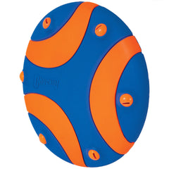 Chuckit! Whistle Flight: caoutchouc naturel durable pour jeux répétés.