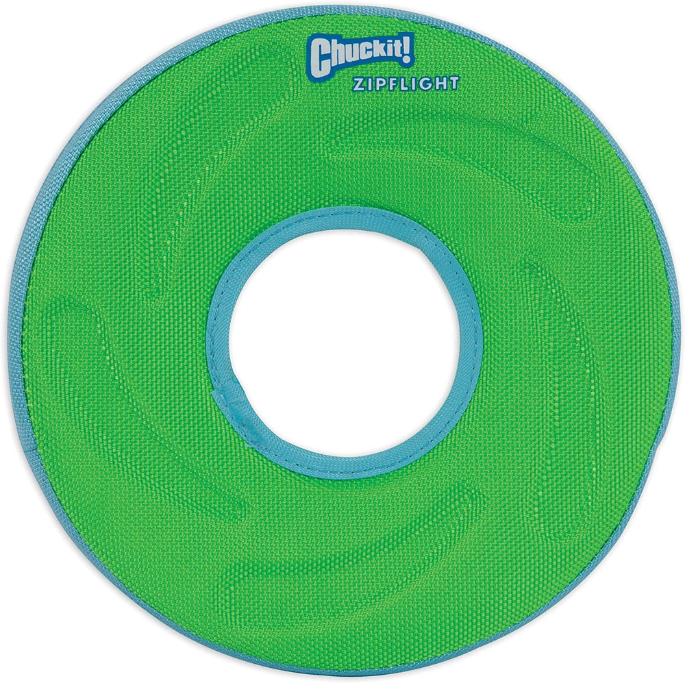 Chuckit Zipflight: anneau amphibie 20 cm, couleurs vives facilitant la localisation