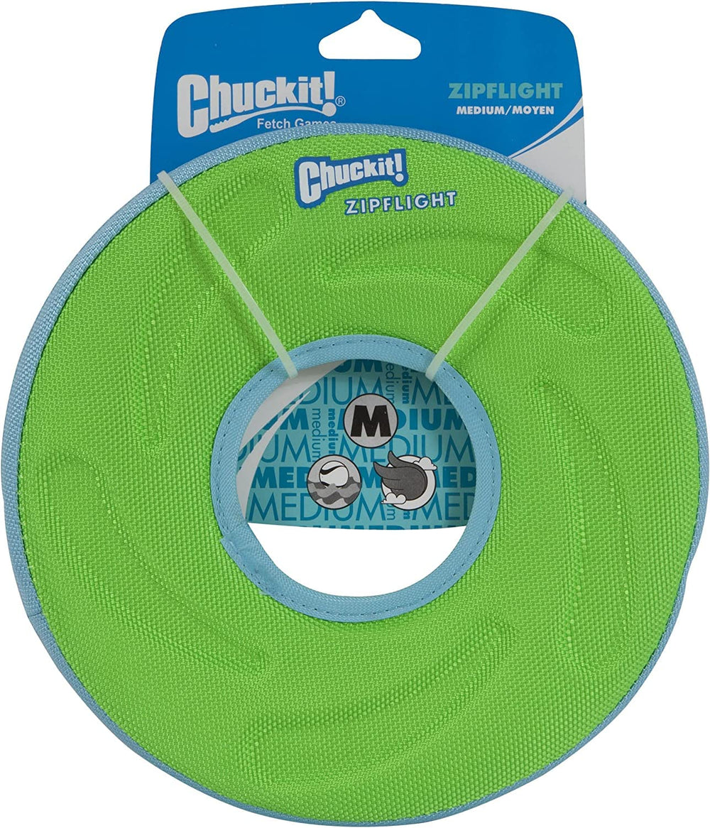 Chuckit Zipflight: anneau amphibie 20 cm utilisé en extérieur