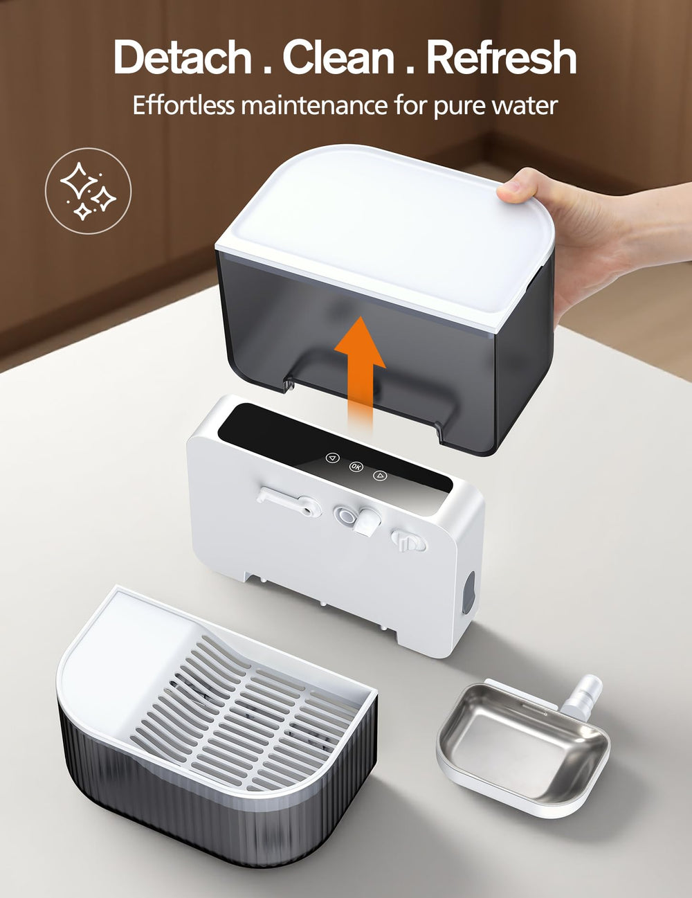 Chumajor design-blanc-compact: esthétique discrète et adaptée à l'intérieur.