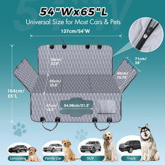 Chumajor fenetre mesh respirante améliore l'air et calme les chiens pendant le trajet.