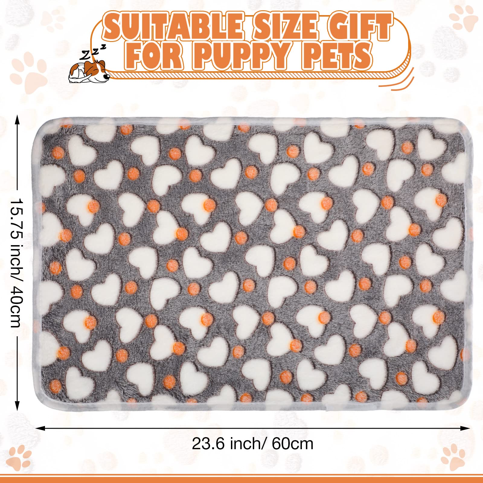 Couverture Chumia chiot os motifs, couchage doux et pratique