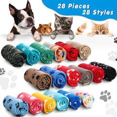 Couverture Chumia peluche imprimé os, idéale comme tapis de repos.