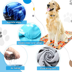 Couverture Chumia double face velours, chaleur réconfortante pour animaux.