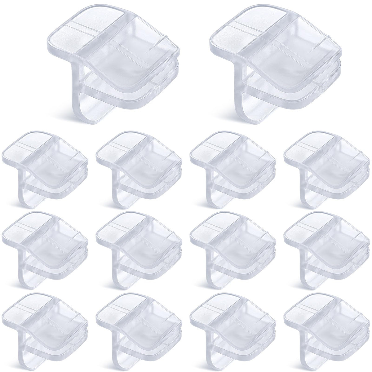 Chunful clips de couvercle transparents, maintien fiable sans encombrer le paysage aquatique.