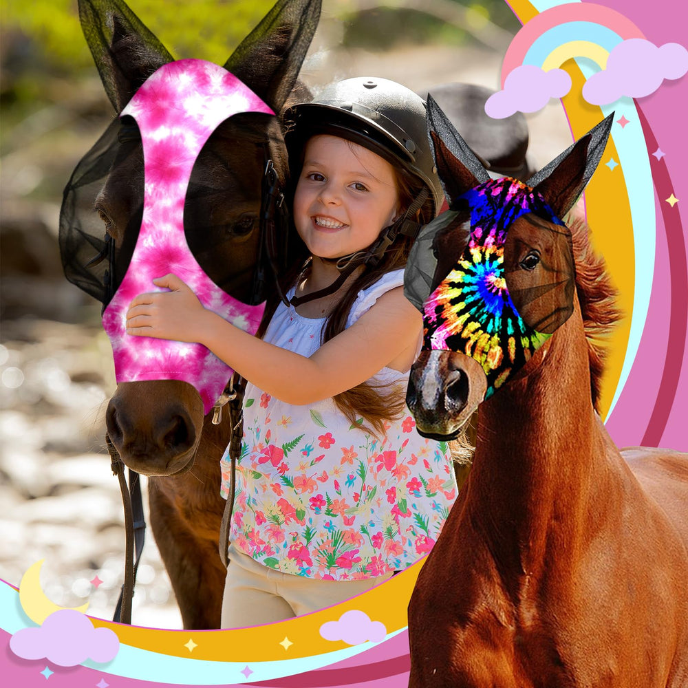 Chunful masque mouches chevaux – coupe en 3D évitant frottements.