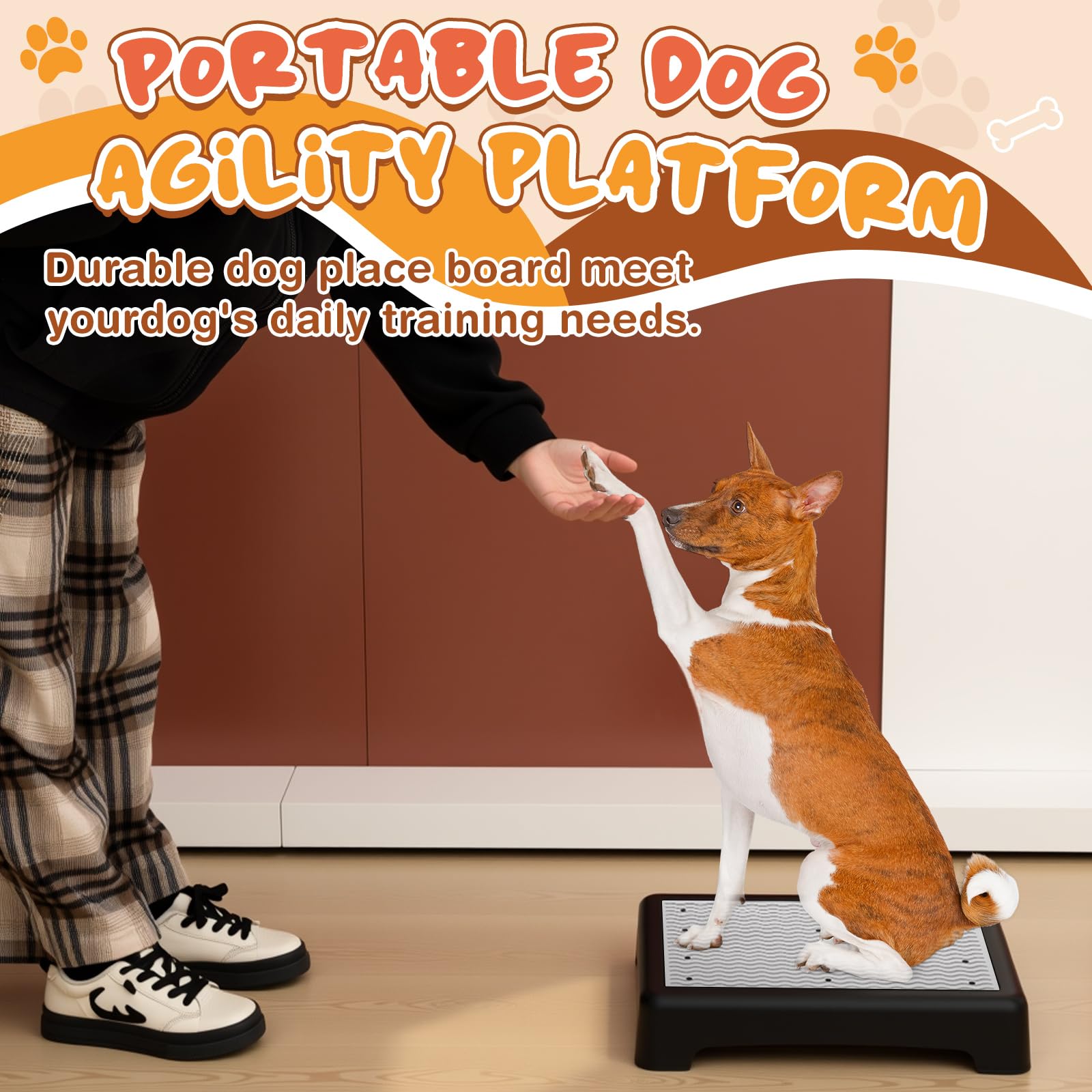 Chunful plateforme plastique renforcé, grande stabilité pendant les exercices.