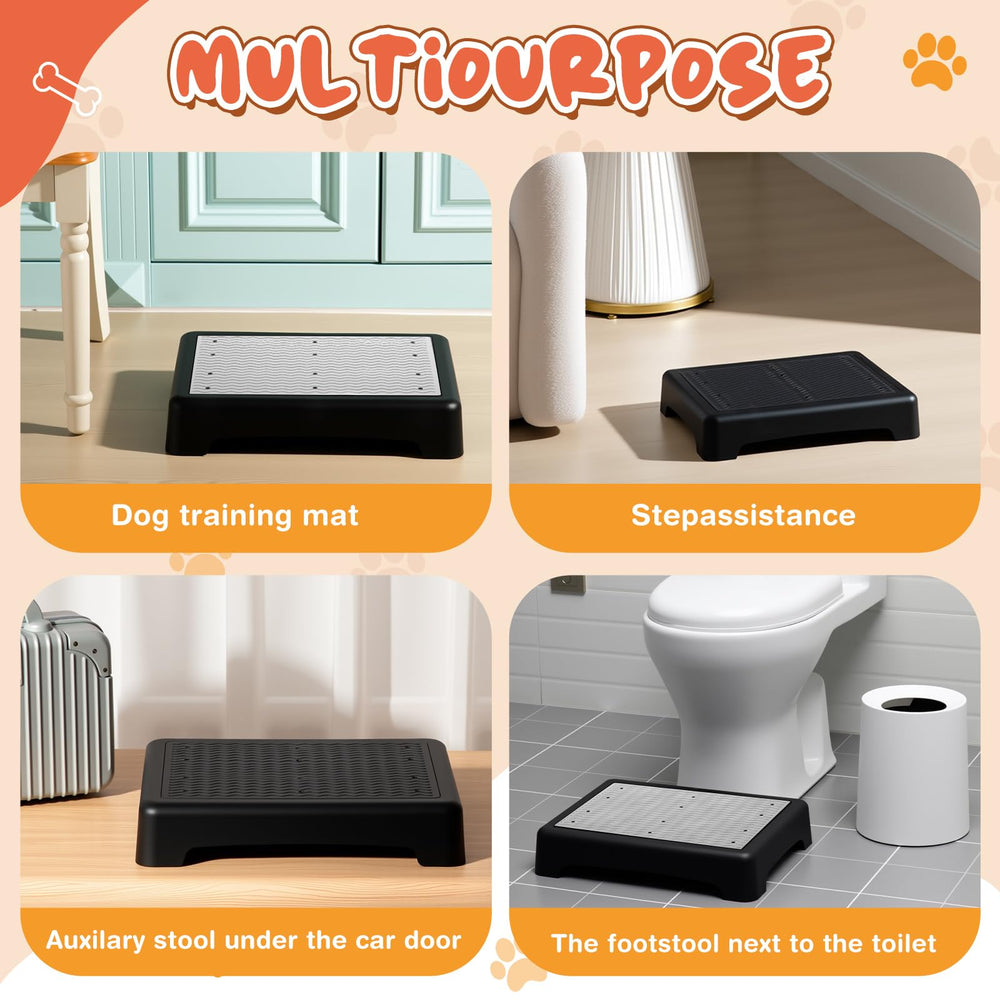 Chunful plateforme d’entraînement chien, pieds en caoutchouc pour stabilité.