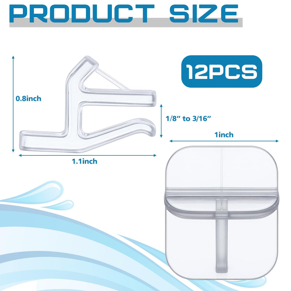 Les clips Chunful pour couvercle rimless assurent ajustement sûr 3-5 mm.