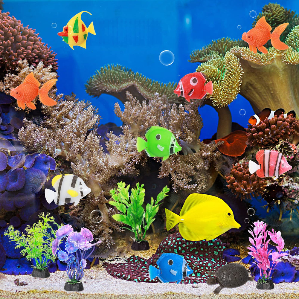 Plantes d'aquarium artificielles Chunyin pour décor luxuriant.