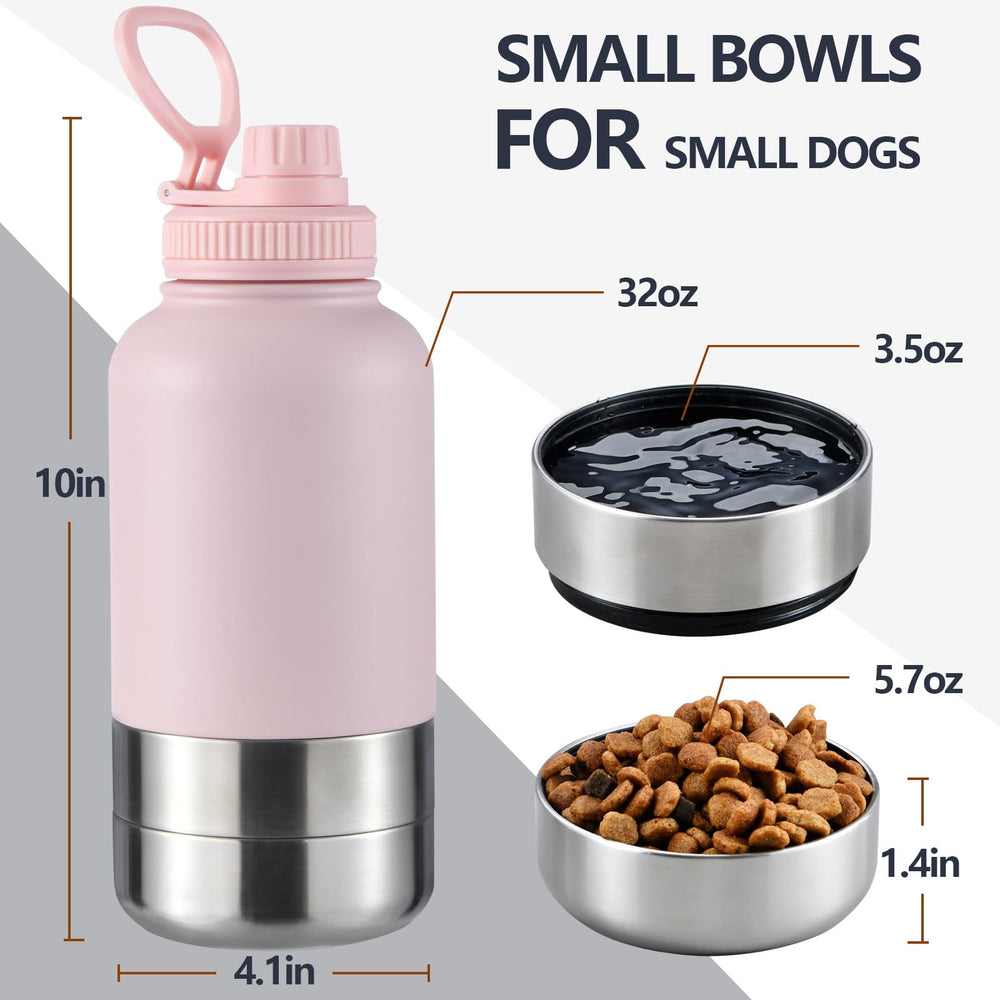 Bols détachables Cibaabo facilitant le partage d'eau ou de friandises.