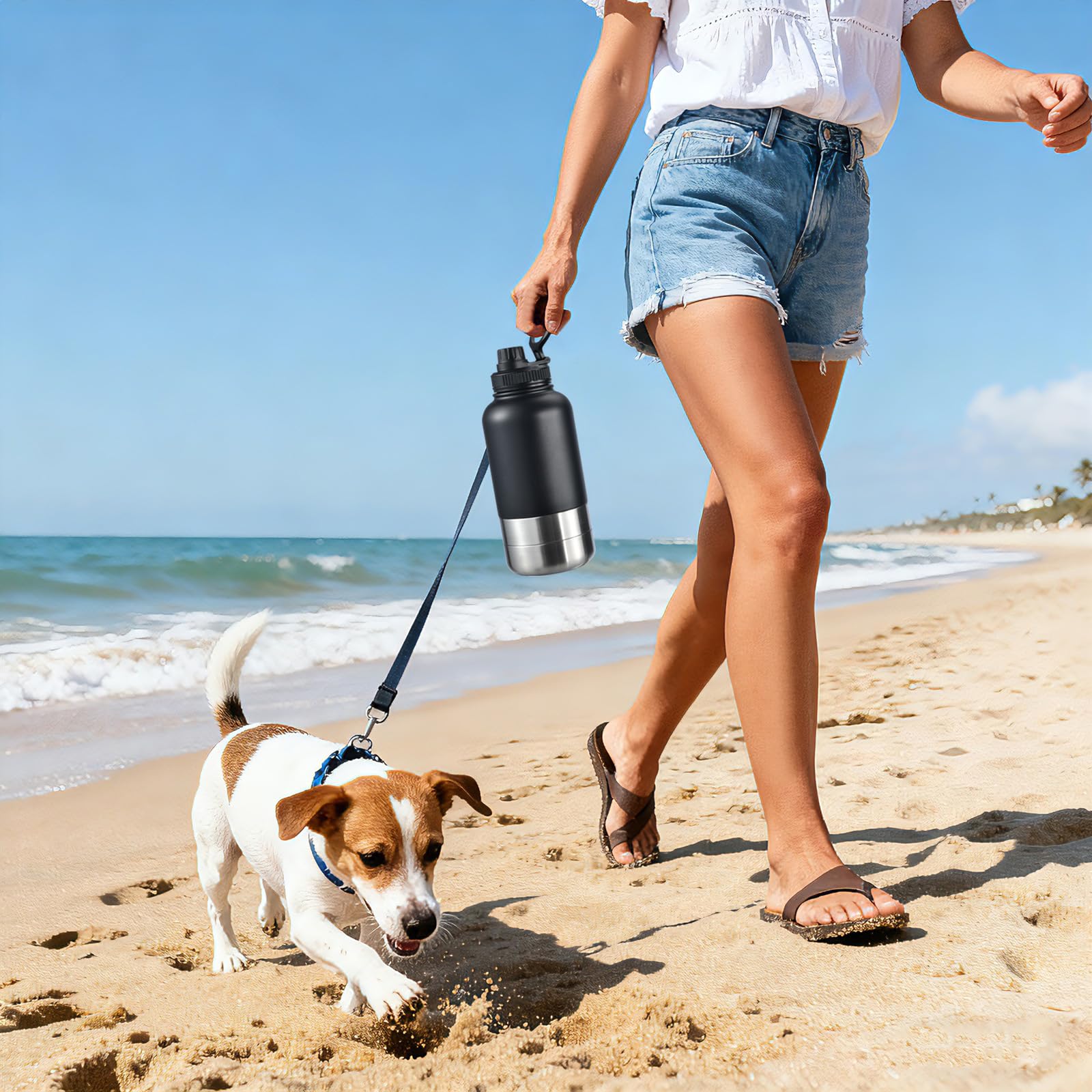 Accessoire pratique pour camping et voyages, hydratation facile en toutes circonstances.