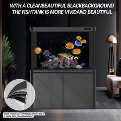 Fond noir épais au design innovant pour aquarium par CICK SEED.