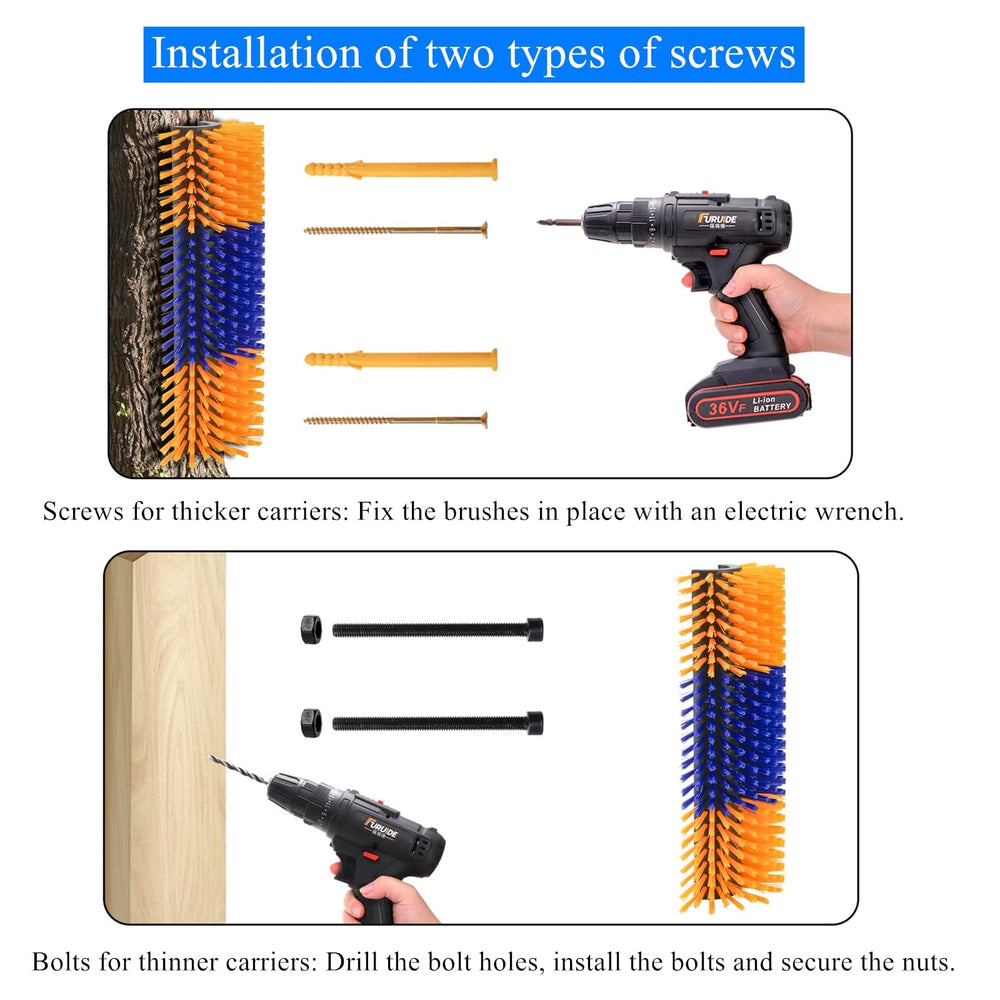 Cididu brosse-grattoir élevage, design demi-bord pour passage fluide.