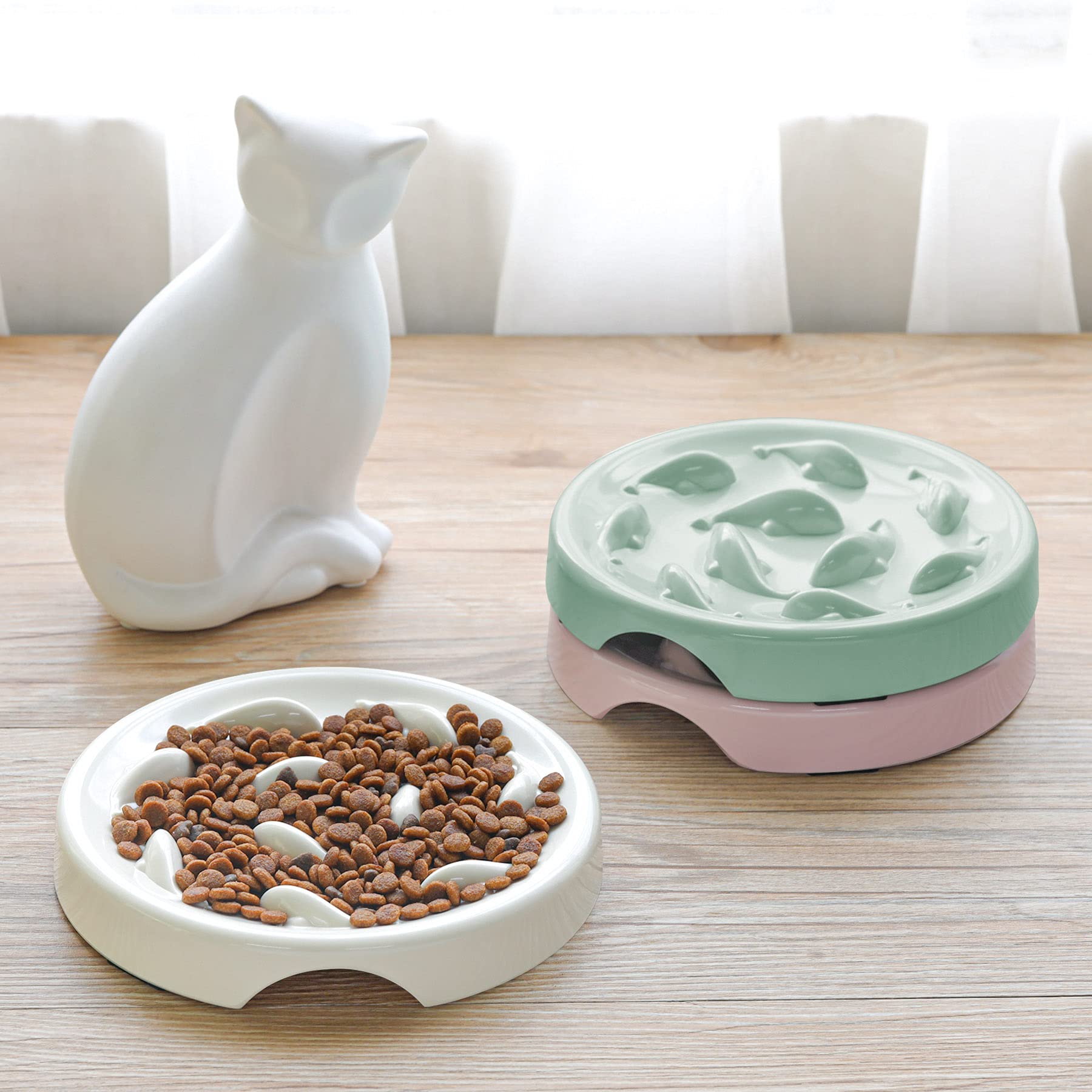 Bol Cilkus anti-gulpe, rose, utile lors des repas.