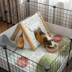 Cimiycob housse florale avec Velcro: nettoyage rapide et rangement facile.