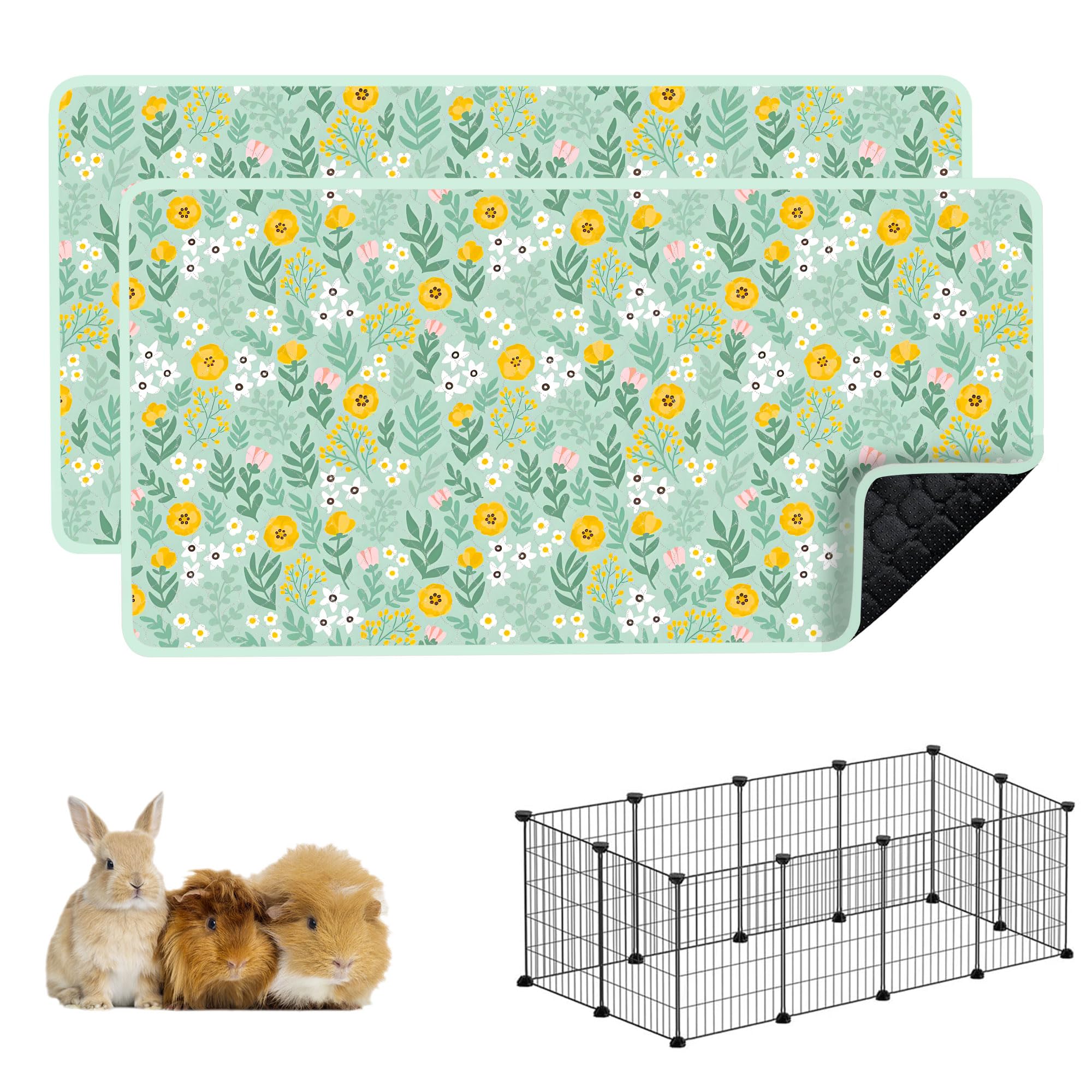 Tapis de cage cimiycob pour cobaye, 59x30-7, imperméable et protecteur des surfaces.