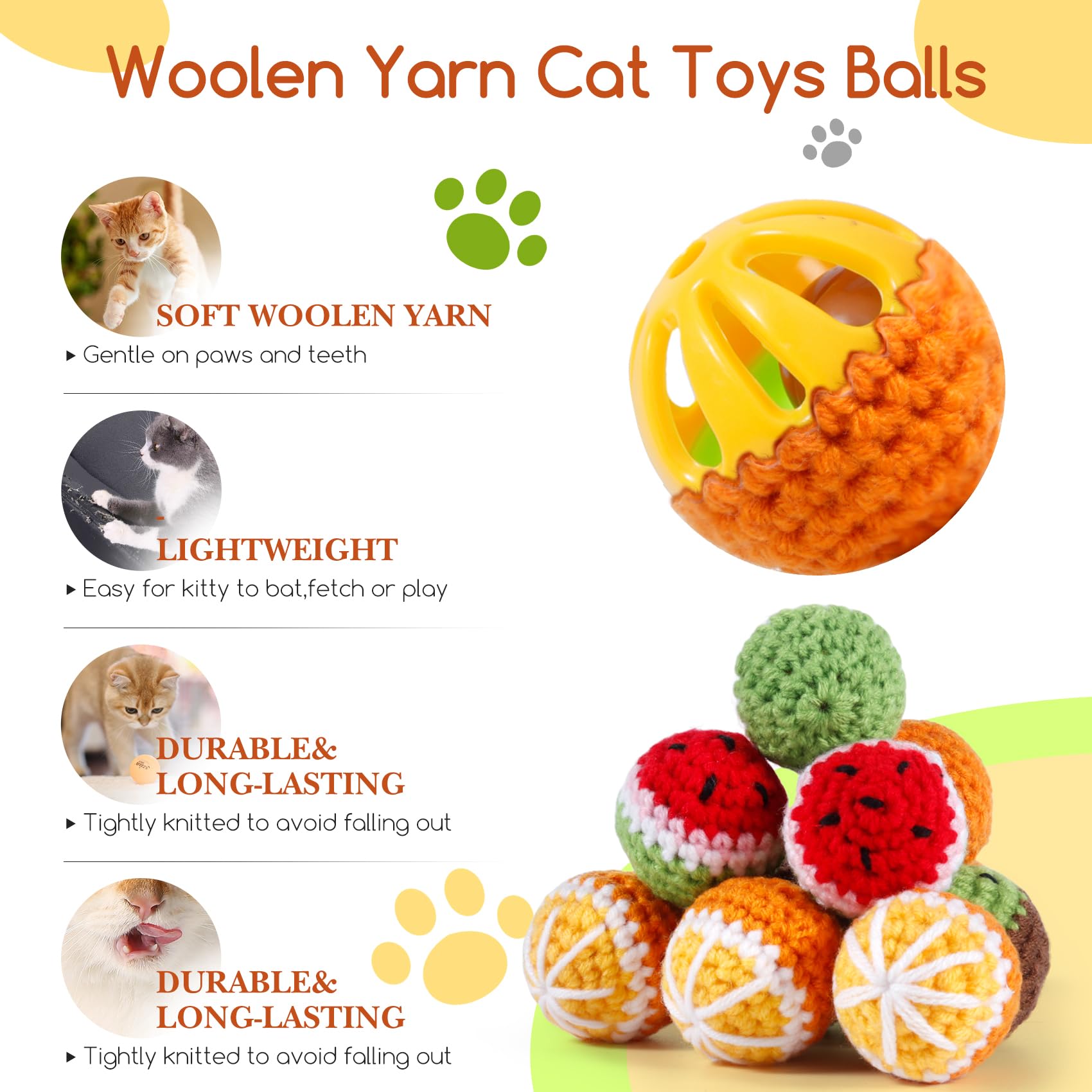 Balles Cipsken en action, jeu interactif pour chatons et chats.