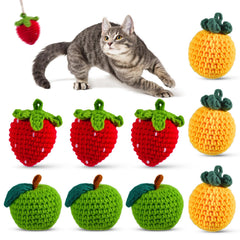Balle-jouet Cipsken en silvervine, stimulation naturelle pour chat actif.