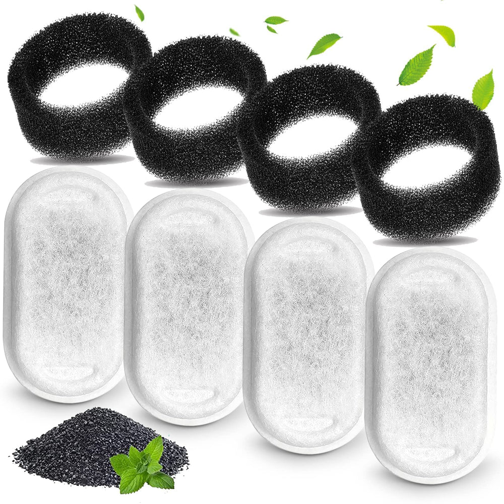 Cirfifth ensemble de filtres pour fontaine-chat, démontrant la filtration et le goût potentiellement amélioré.