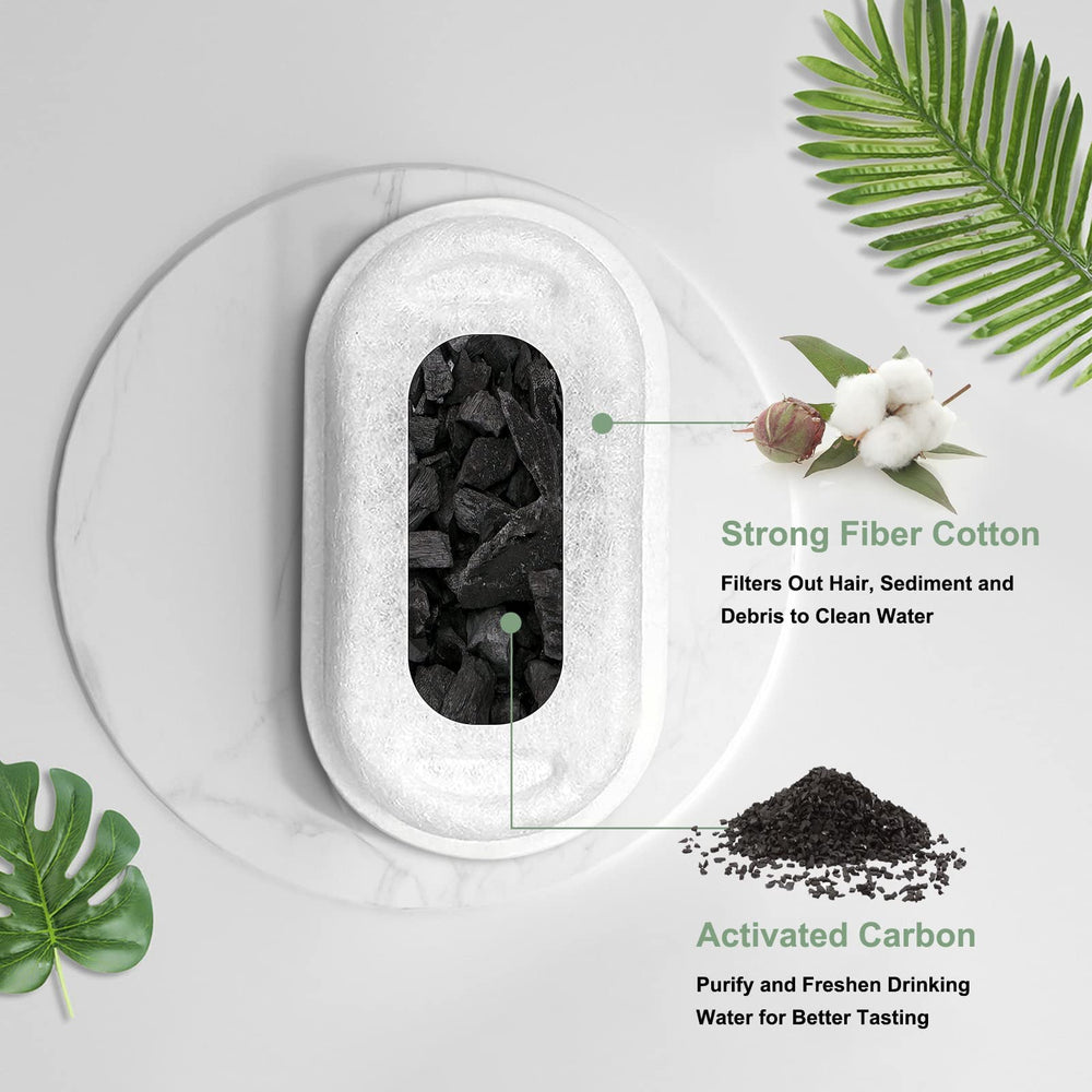 Cirfifth filtre-éponges, entretien rapide pour eau propre et saine du chat.